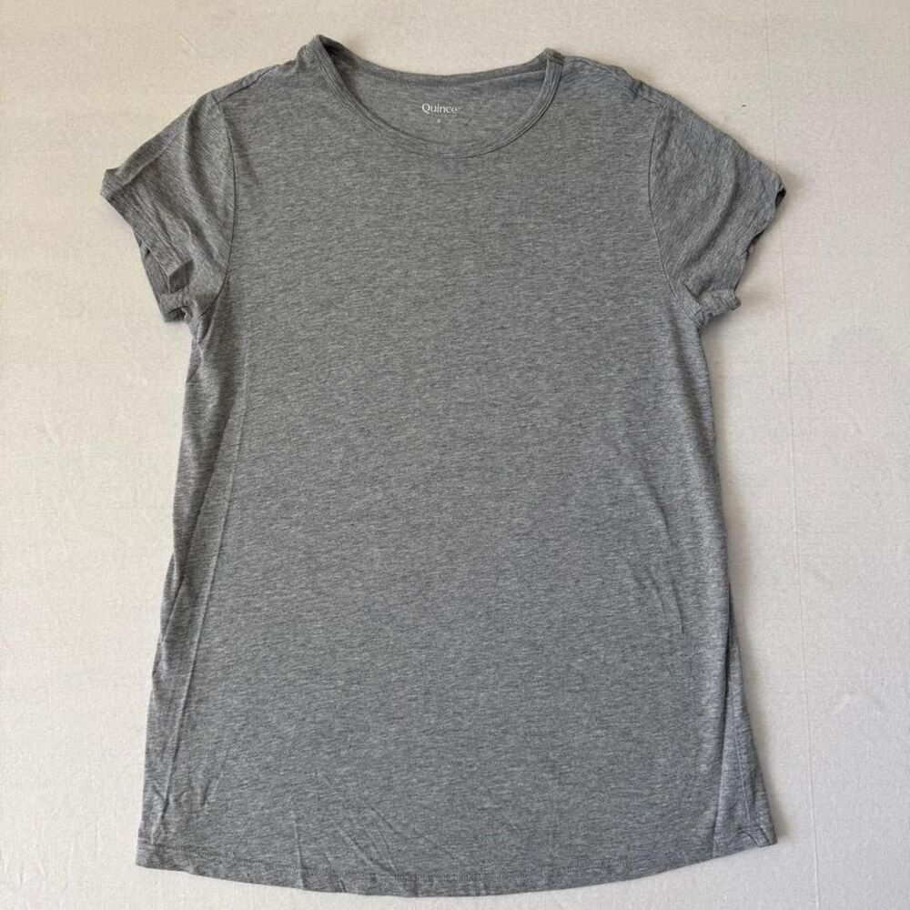 Quince Cotton Modal T Shirt Grey